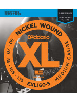 DADDARIO EXL160-5 50-135 žice za bas gitaru