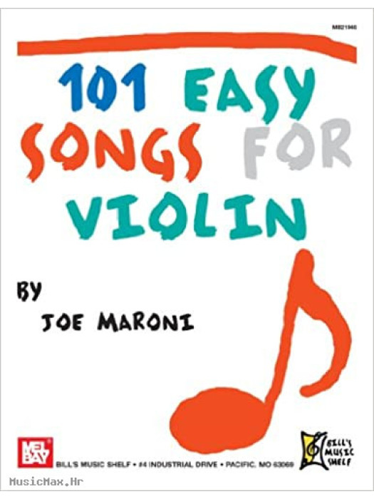 MUSIC SALES Joe 101 Easy Songs Maroni udžbenik za violinu