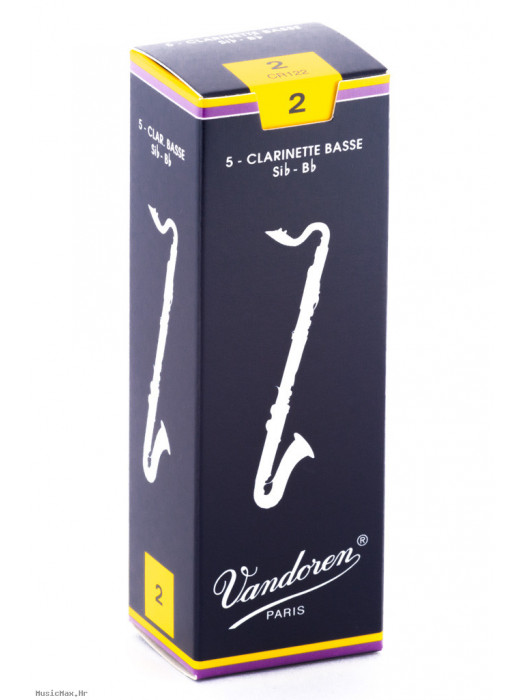 VANDOREN CR122 TRADITIONAL 2 trske za bas klarinet