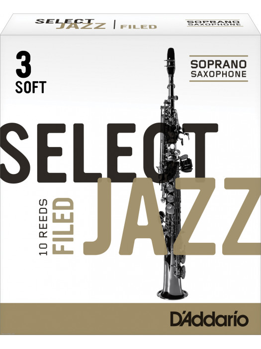 DADDARIO RSF10SSX3S SELECT JAZZ 3S trske za sopran saksofon