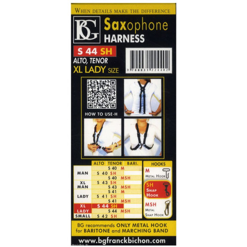 BG FRANCE S44SH Lady remen za saksofon
