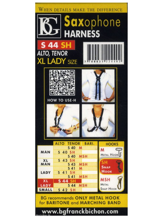 BG FRANCE S44SH Lady remen za saksofon