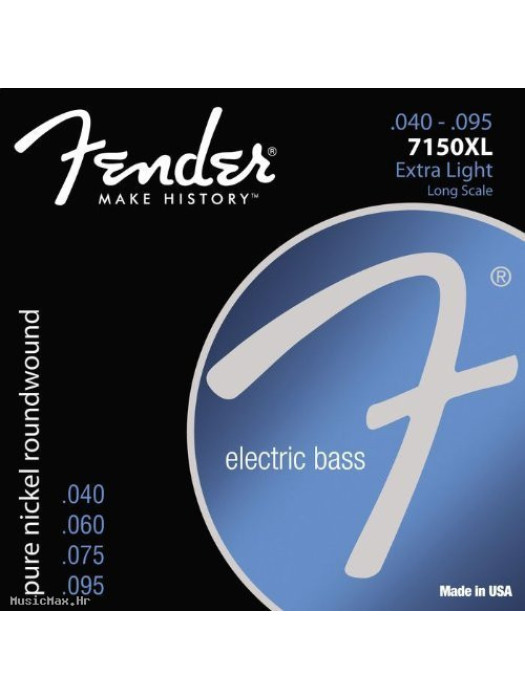 FENDER PURE NICKEL 7150XL 45-95 žice za bas gitaru