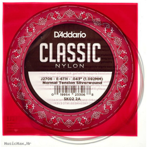 DADDARIO J2706 Normal E6 žica za klasičnu gitaru