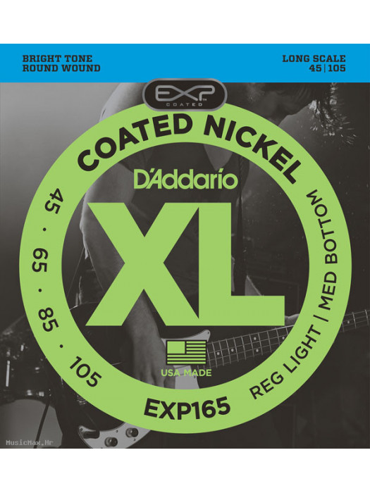 DADDARIO EXP165 45-105 žice za bas gitaru