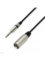 ADAM HALL K3BMV0600 XLR Male-6.3 Stereo 6 m audio kabel