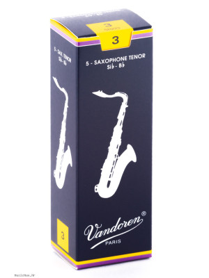 VANDOREN SR223 TRADITIONAL 3 trske za tenor saksofon VANDOREN SR223 TRADITIONAL 3 trske za tenor saksofon