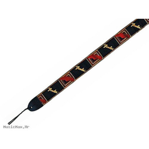 FENDER BLK/YLW/RED remen za gitaru