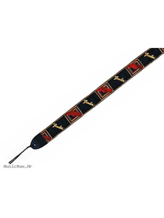 FENDER BLK/YLW/RED remen za gitaru