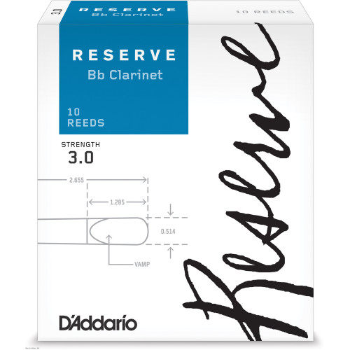DADDARIO DCR1030 RESERVE 3.0 trske za Bb klarinet
