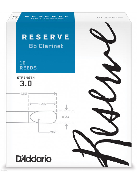 DADDARIO DCR1030 RESERVE 3.0 trske za Bb klarinet