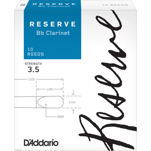 DADDARIO DCR1035 RESERVE 3.5 trske za Bb klarinet