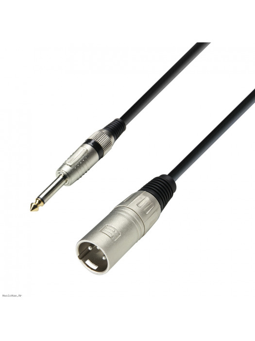 ADAM HALL K3MMP1000 XLRM Jack Mono 10m audio kabel