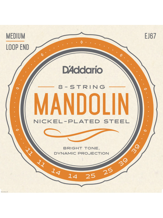 DADDARIO EJ67 Nickel 11-39 žice za mandolinu