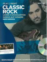 MUSIC SALES PLAY IT RIGHT CLASSIC ROCK GUITAR BK/DVD dvd za učenje gitare