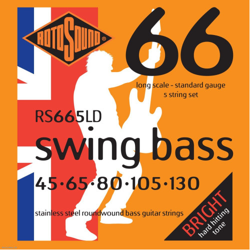 ROTOSOUND RS665LD SWING 45-130 žice za bas gitaru