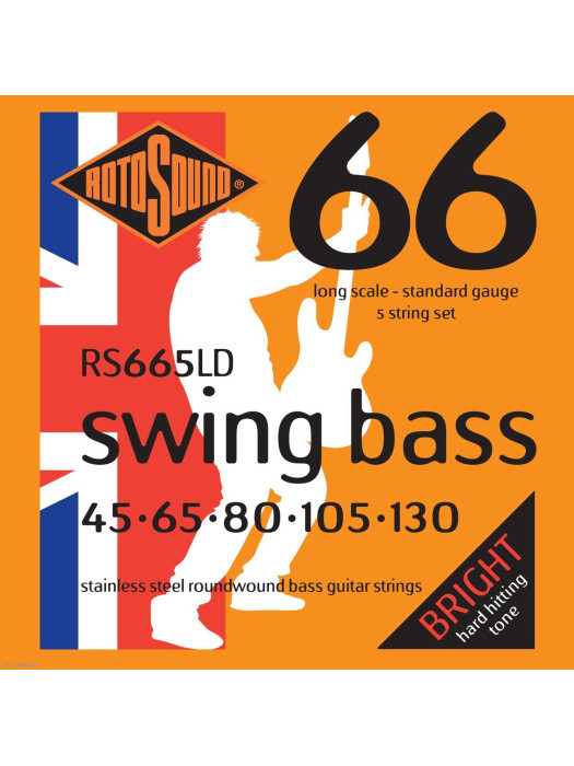 ROTOSOUND RS665LD SWING 45-130 žice za bas gitaru