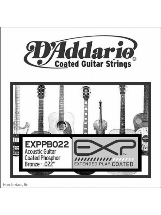 DADDARIO EXPPB022 .022 pojedinačna žica za akustičnu gitaru