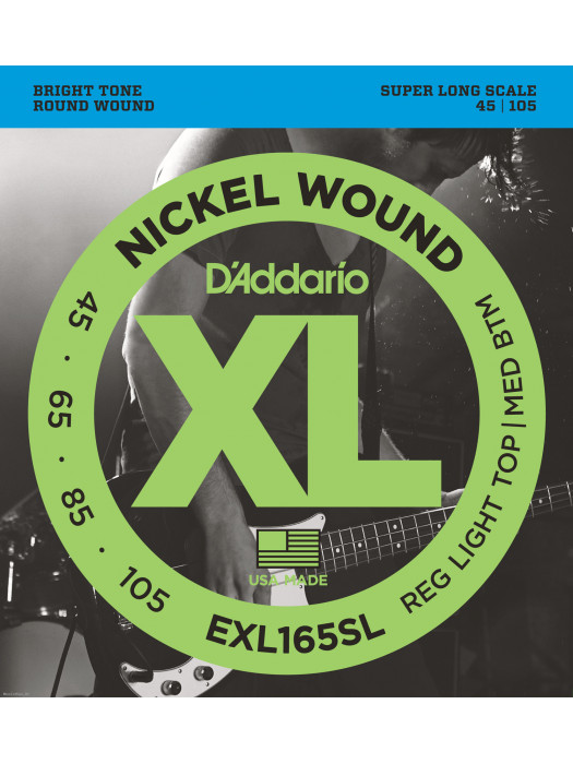 DADDARIO EXL165SL 45-105 žice za bas gitaru