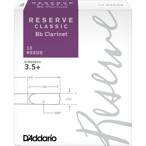 DADDARIO DCT10355 RESERVE 3.5+ trske za Bb klarinet