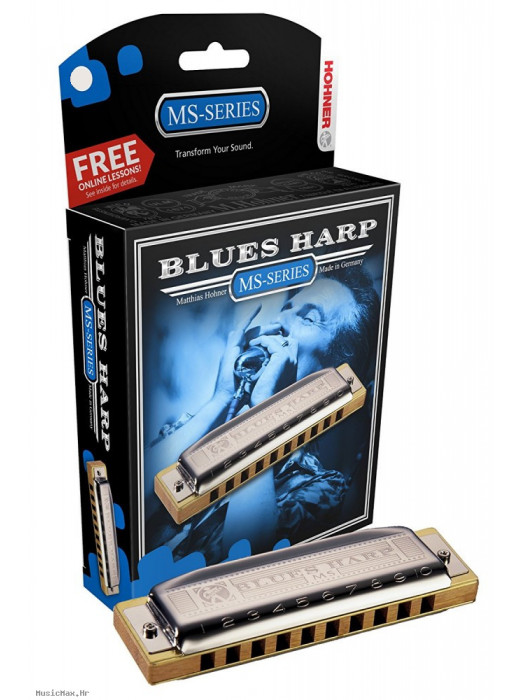 HOHNER 532/20 Blues Harp B usna harmonika