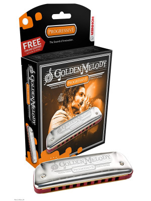 HOHNER 542/20 Golden Melody F# usna harmonika HOHNER 542/20 Golden Melody F# usna harmonika