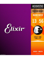 ELIXIR 16102 NANOWEB PH 13-56 coated žice za akustičnu gitaru