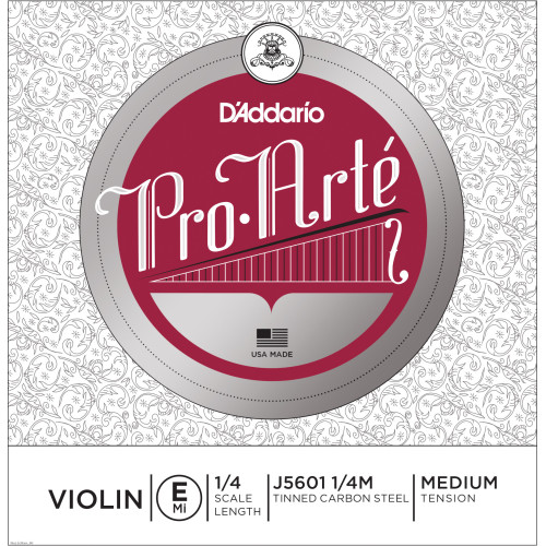 DADDARIO J560114M Pro Arte E 1/4 Medium žica za violinu