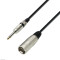 ADAM HALL K3MMP0600 XLR Male-6,3 Jack Mono 6 m audio kabel