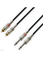 ADAM HALL K3TPC0300 2xRCA-2x6.3 3 m audio kabel