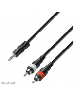 ADAM HALL K3YWCC0300 2xRCA-3.5mm Stereo 3 m Y kabel