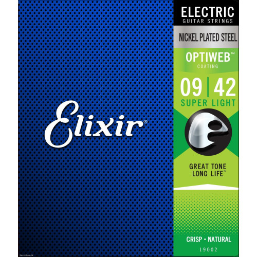ELIXIR 19002 OPTIWEB 09-42 coated žice za električnu gitaru