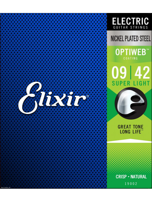 ELIXIR 19002 OPTIWEB 09-42 coated žice za električnu gitaru