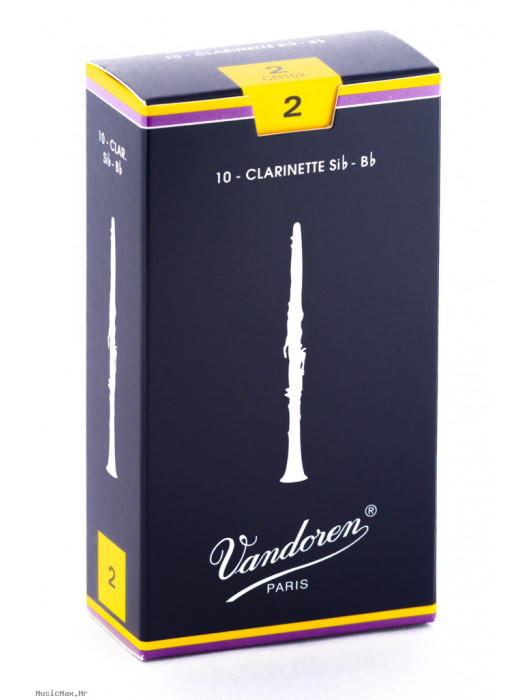 VANDOREN CR102 TRADITIONAL 2 trske za Bb klarinet