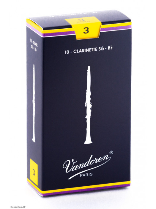 VANDOREN CR103 TRADITIONAL 3 trske za Bb klarinet