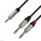 ADAM HALL K4YWPP0600 3.5 Stereo-2x6.3 Mono 6 m audio kabel