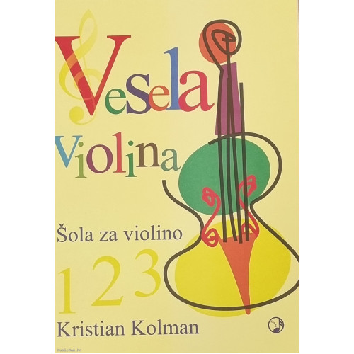 DZS Vesela violina 123 Kolman udžbenik glazbene teorije