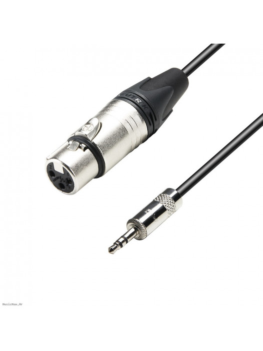 ADAM HALL K5MYF0150 XLR-3.5 Stereo 1.5 m mikrofonski kabel