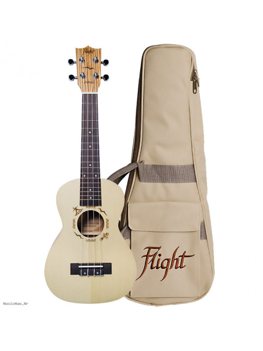 FLIGHT DUC325 SP/ZEB NAT koncert ukulele