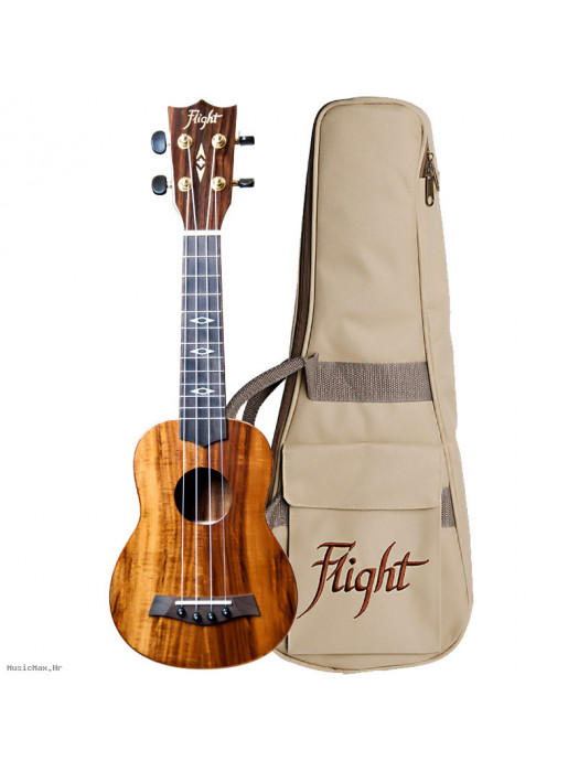 FLIGHT DUS445 Acacia sopran ukulele s torbom