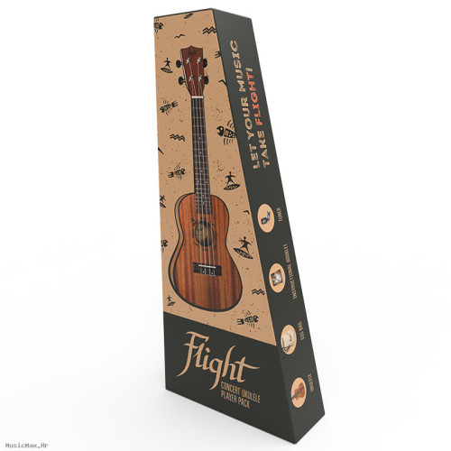 FLIGHT NUC310 koncert ukulele set