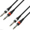 ADAM HALL K3TPP0300 2 x 6.3 Mono-2 x 6.3 Mono 3 m audio kabel