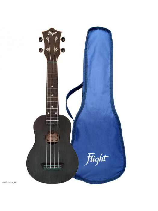 FLIGHT TUS35 BK travel ukulele s torbom