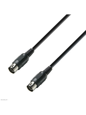 ADAM HALL K3MIDI0075BLK 0.75 m MIDI kabel