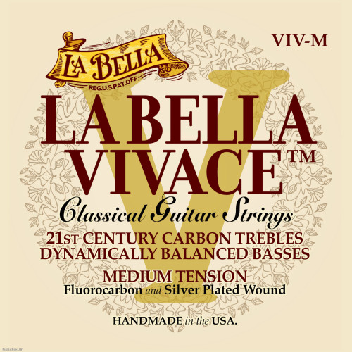 LA BELLA VIVACE MEDIUM žice za klasičnu gitaru