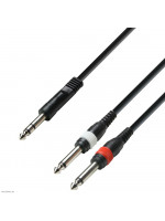 ADAM HALL K3YVPP0600 6.3 Stereo-2x6.3 Mono 6 m audio kabel