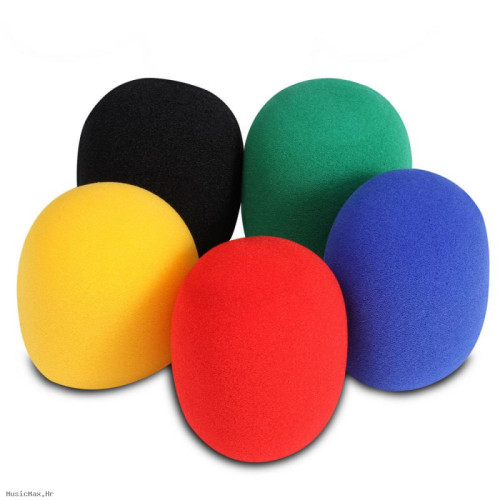 ON STAGE ASWS58C5-5PK Multicolor Set (5) spužvica za mikrofon