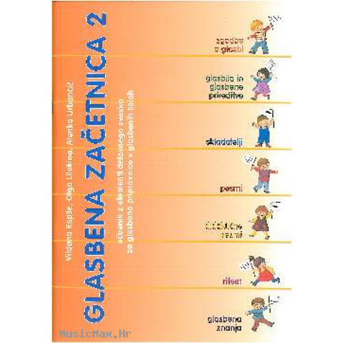 DZS GLASBENA ZAČETNICA 2 udžbenik glazbene teorije
