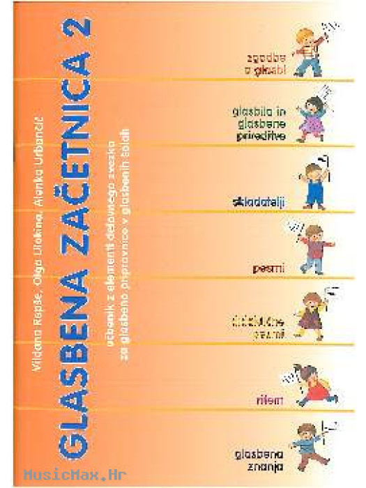 DZS GLASBENA ZAČETNICA 2 udžbenik glazbene teorije
