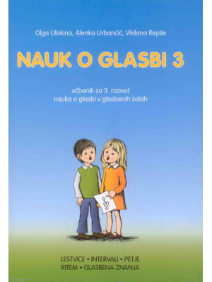 DZS NAUK O GLASBI 3 udžbenik glazbene teorije